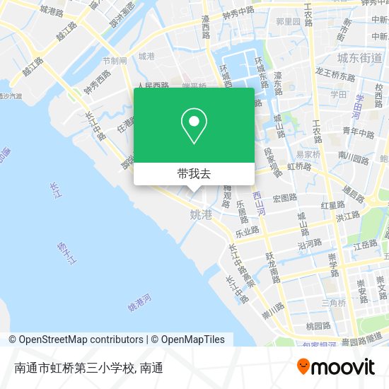 南通市虹桥第三小学校地图