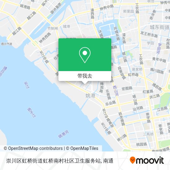 崇川区虹桥街道虹桥南村社区卫生服务站地图