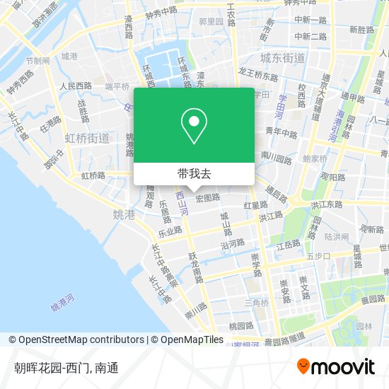 朝晖花园-西门地图