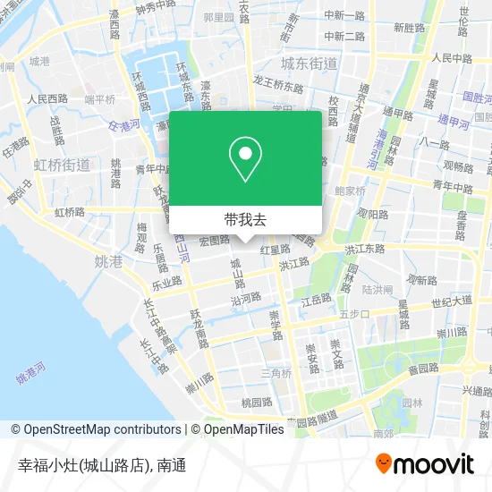 幸福小灶(城山路店)地图