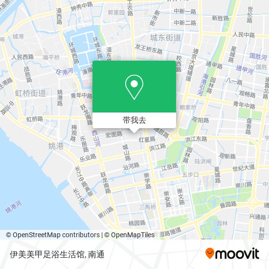 伊美美甲足浴生活馆地图