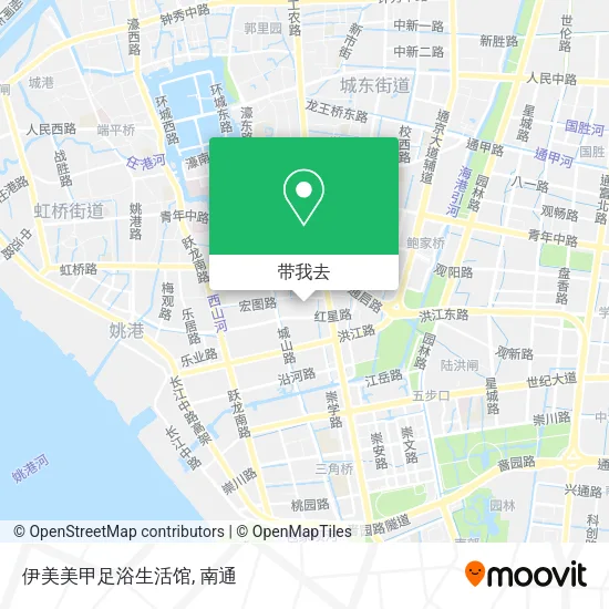 伊美美甲足浴生活馆地图