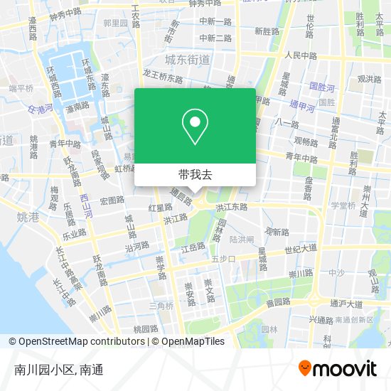 南川园小区地图