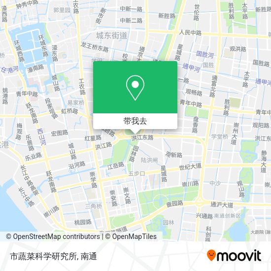 市蔬菜科学研究所地图