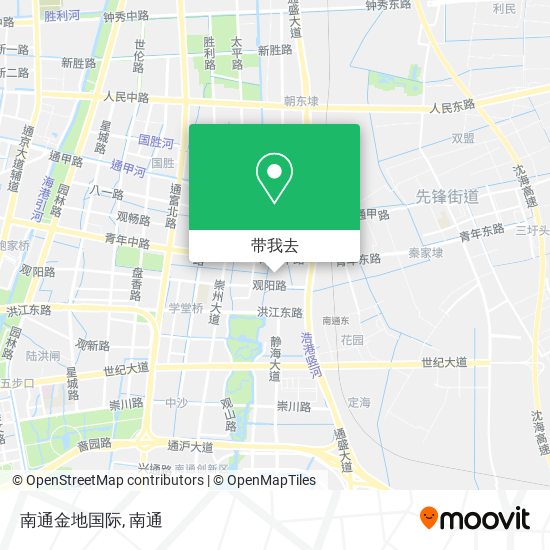 南通金地国际地图