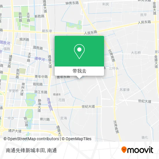 南通先锋新城丰田地图