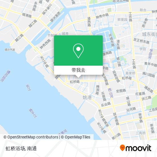 虹桥浴场地图