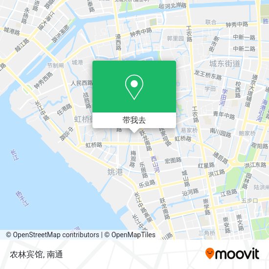农林宾馆地图
