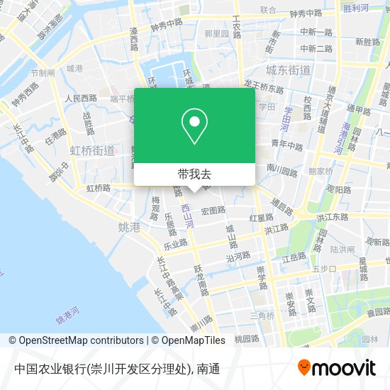 中国农业银行(崇川开发区分理处)地图