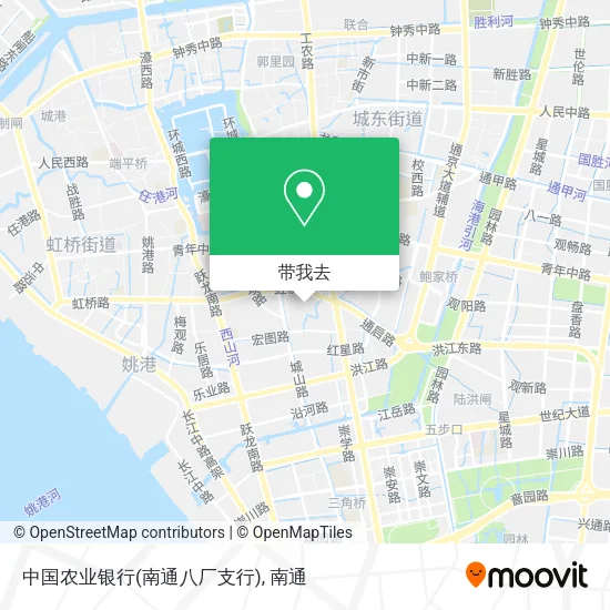 中国农业银行(南通八厂支行)地图