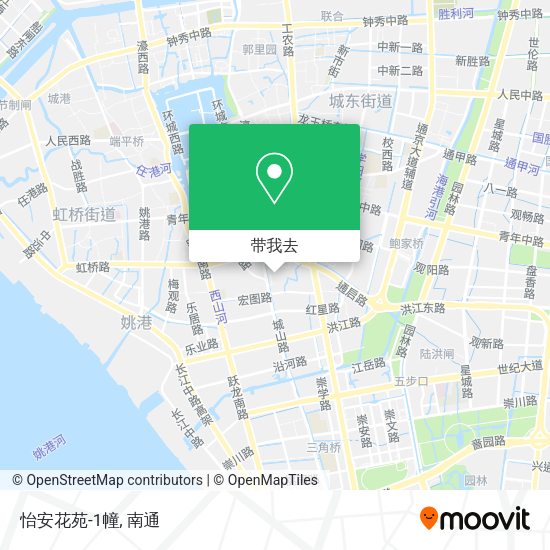 怡安花苑-1幢地图