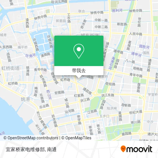 宜家桥家电维修部地图