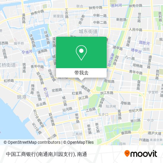中国工商银行(南通南川园支行)地图