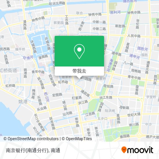 南京银行(南通分行)地图