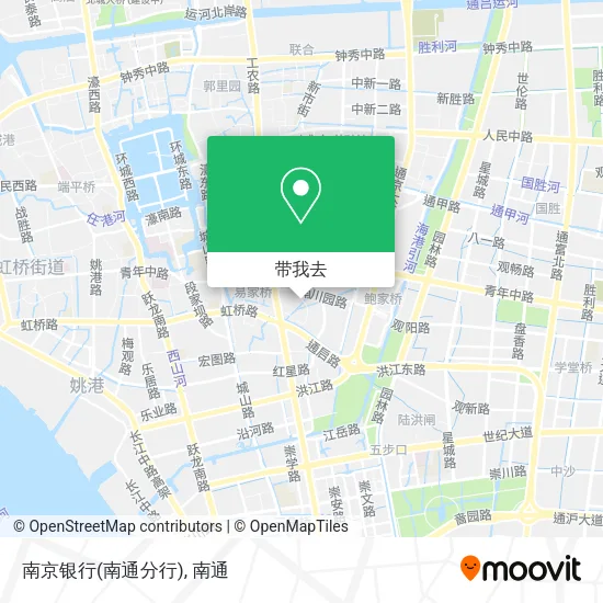 南京银行(南通分行)地图