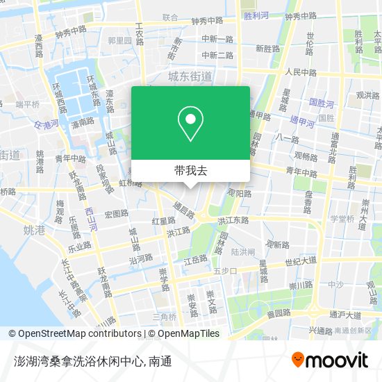 澎湖湾桑拿洗浴休闲中心地图