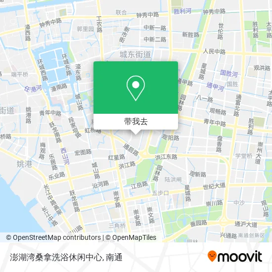 澎湖湾桑拿洗浴休闲中心地图