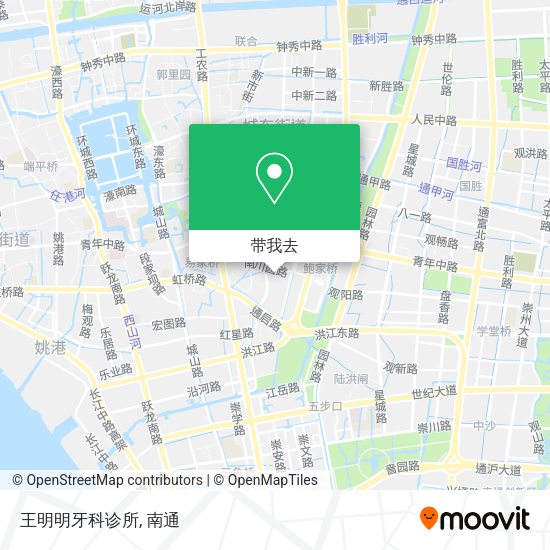 王明明牙科诊所地图