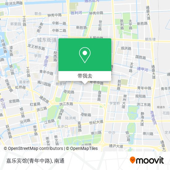 嘉乐宾馆(青年中路)地图