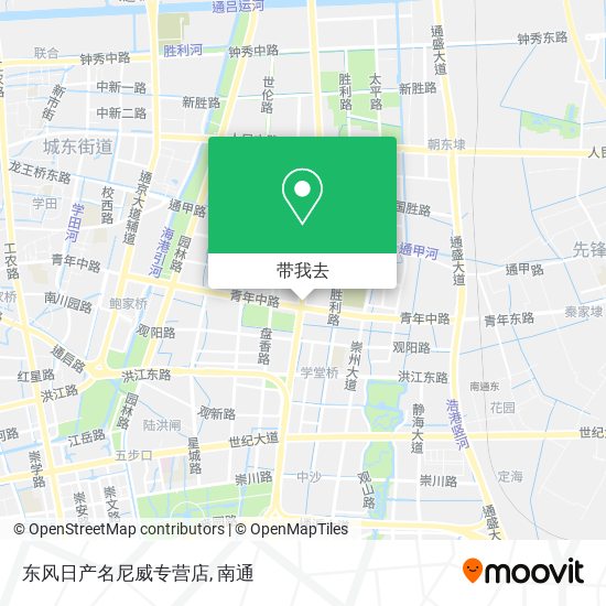 东风日产名尼威专营店地图