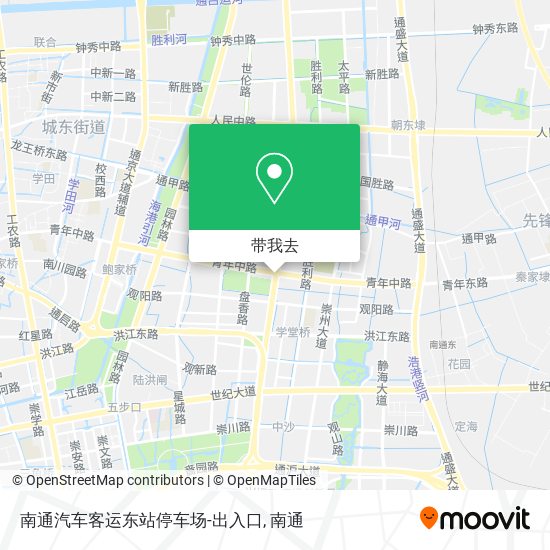 南通汽车客运东站停车场-出入口地图