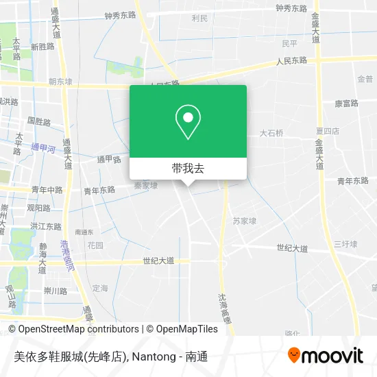 美依多鞋服城(先峰店)地图