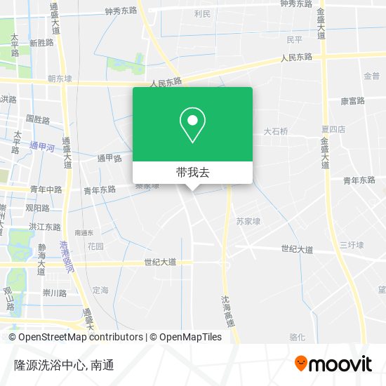 隆源洗浴中心地图