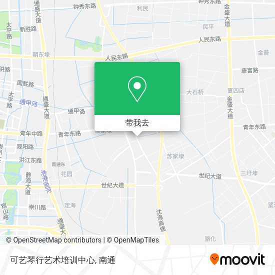 可艺琴行艺术培训中心地图