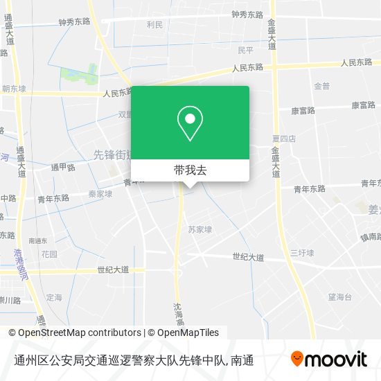 通州区公安局交通巡逻警察大队先锋中队地图