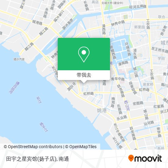 田宇之星宾馆(扬子店)地图