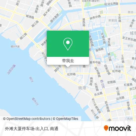 外滩大厦停车场-出入口地图