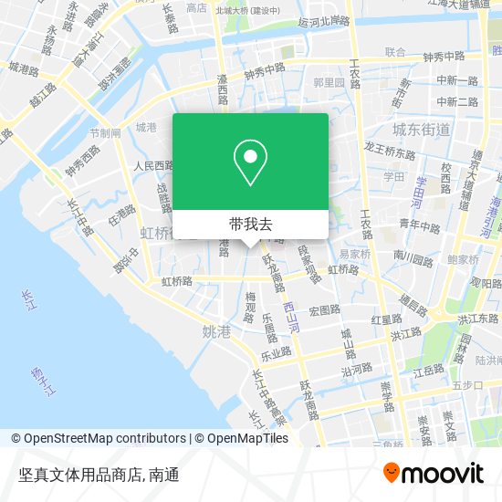 坚真文体用品商店地图