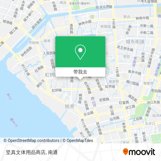 坚真文体用品商店地图