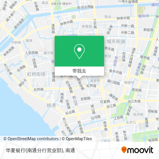 华夏银行(南通分行营业部)地图