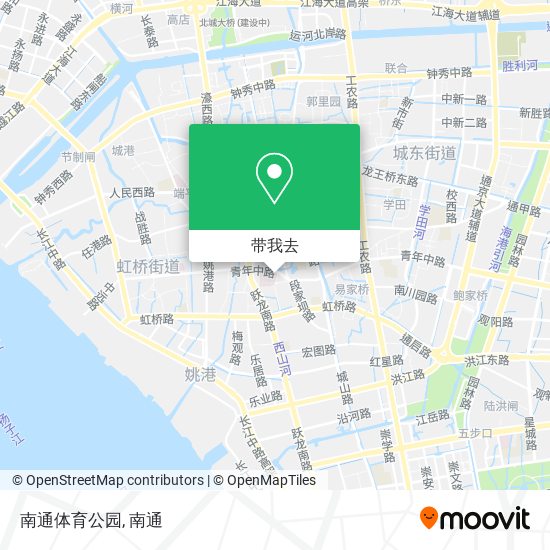 南通体育公园地图