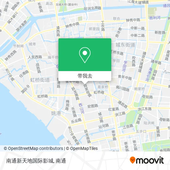 南通新天地国际影城地图