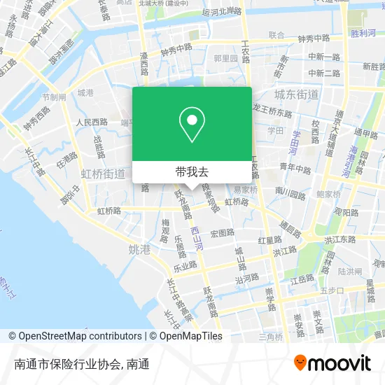 南通市保险行业协会地图