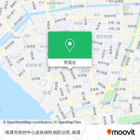 南通市疾控中心皮肤病性病防治所地图