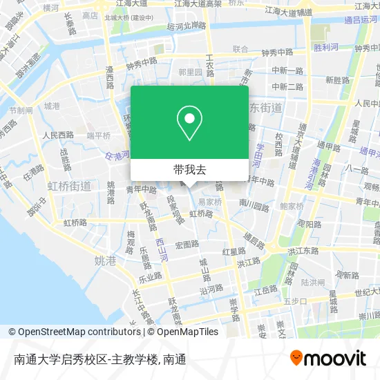 南通大学启秀校区-主教学楼地图