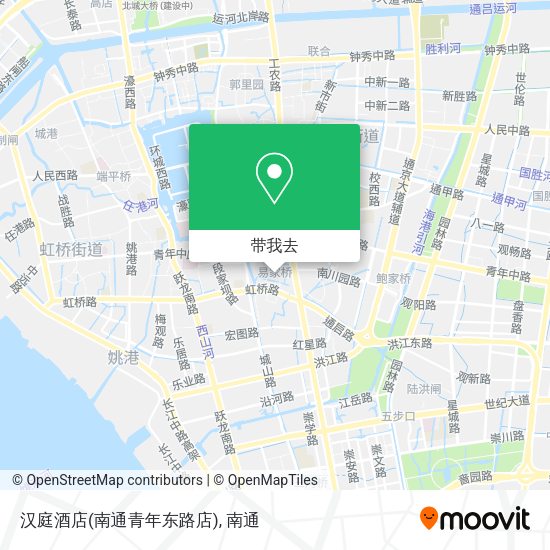 汉庭酒店(南通青年东路店)地图