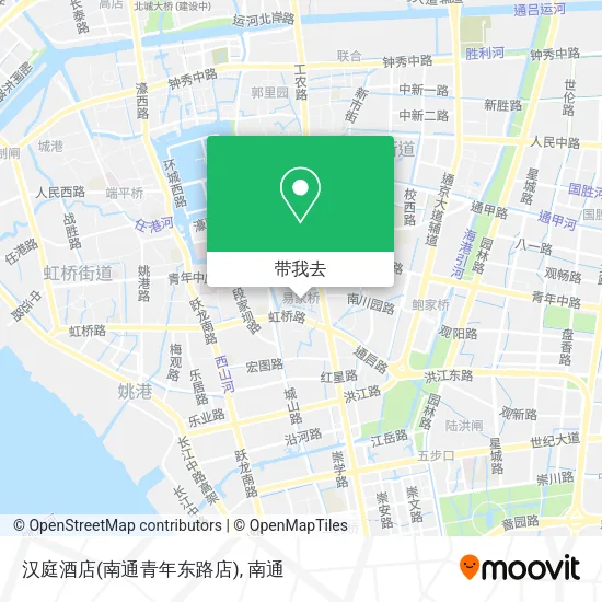 汉庭酒店(南通青年东路店)地图