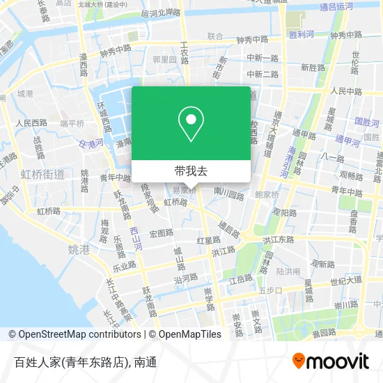 百姓人家(青年东路店)地图