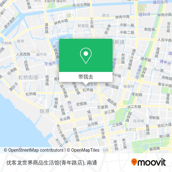 优客龙世界商品生活馆(青年路店)地图
