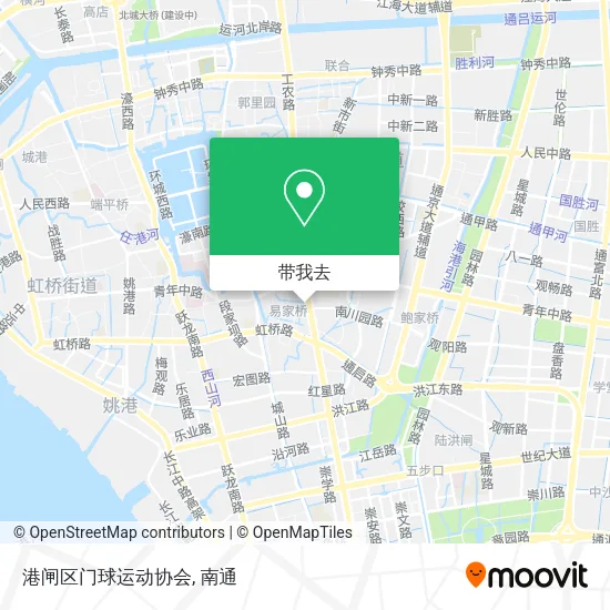 港闸区门球运动协会地图