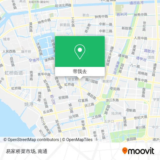 易家桥菜市场地图