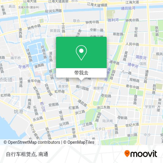 自行车租赁点地图