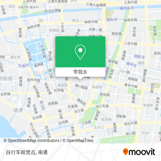 自行车租赁点地图