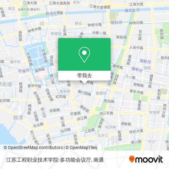 江苏工程职业技术学院-多功能会议厅地图