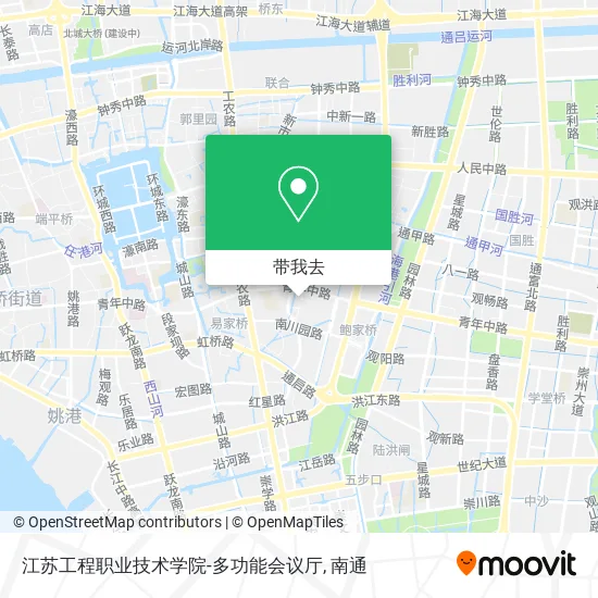 江苏工程职业技术学院-多功能会议厅地图