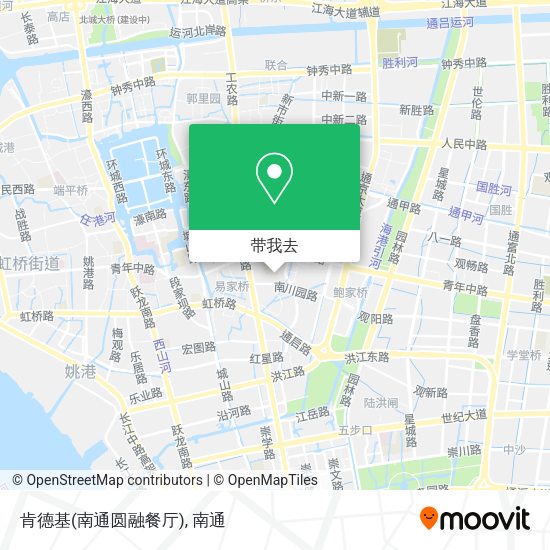 肯德基(南通圆融餐厅)地图